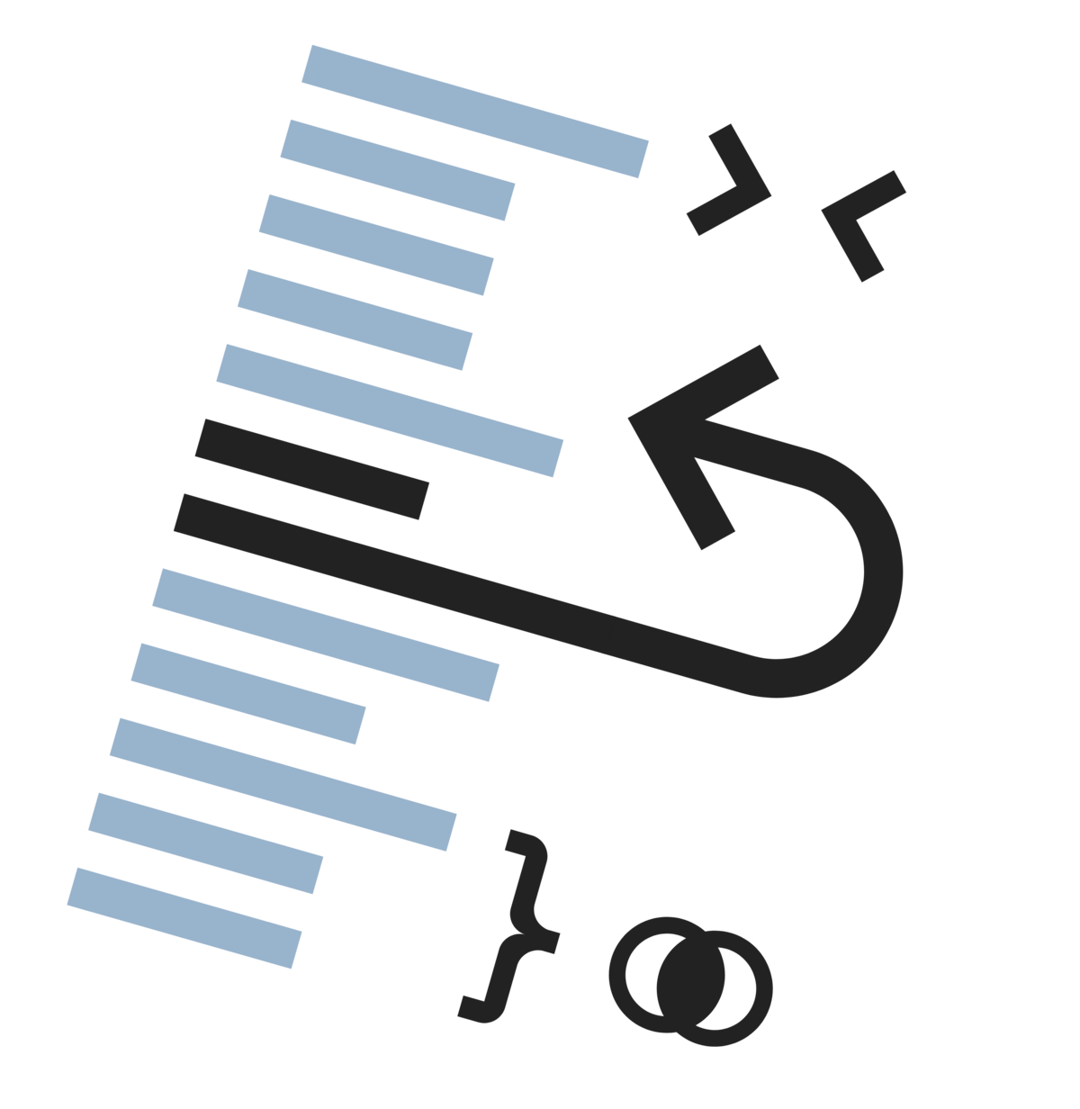 Pictogramme restructuration de fichiers de Référence Directe